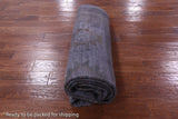 Grey Full Pile Overdyed Hand Knotted Wool Rug - 6' 8" X 9' 7" - Golden Nile