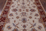 Ivory Persian Tabriz Handmade Wool Rug - 4' 10" X 6' 7" - Golden Nile
