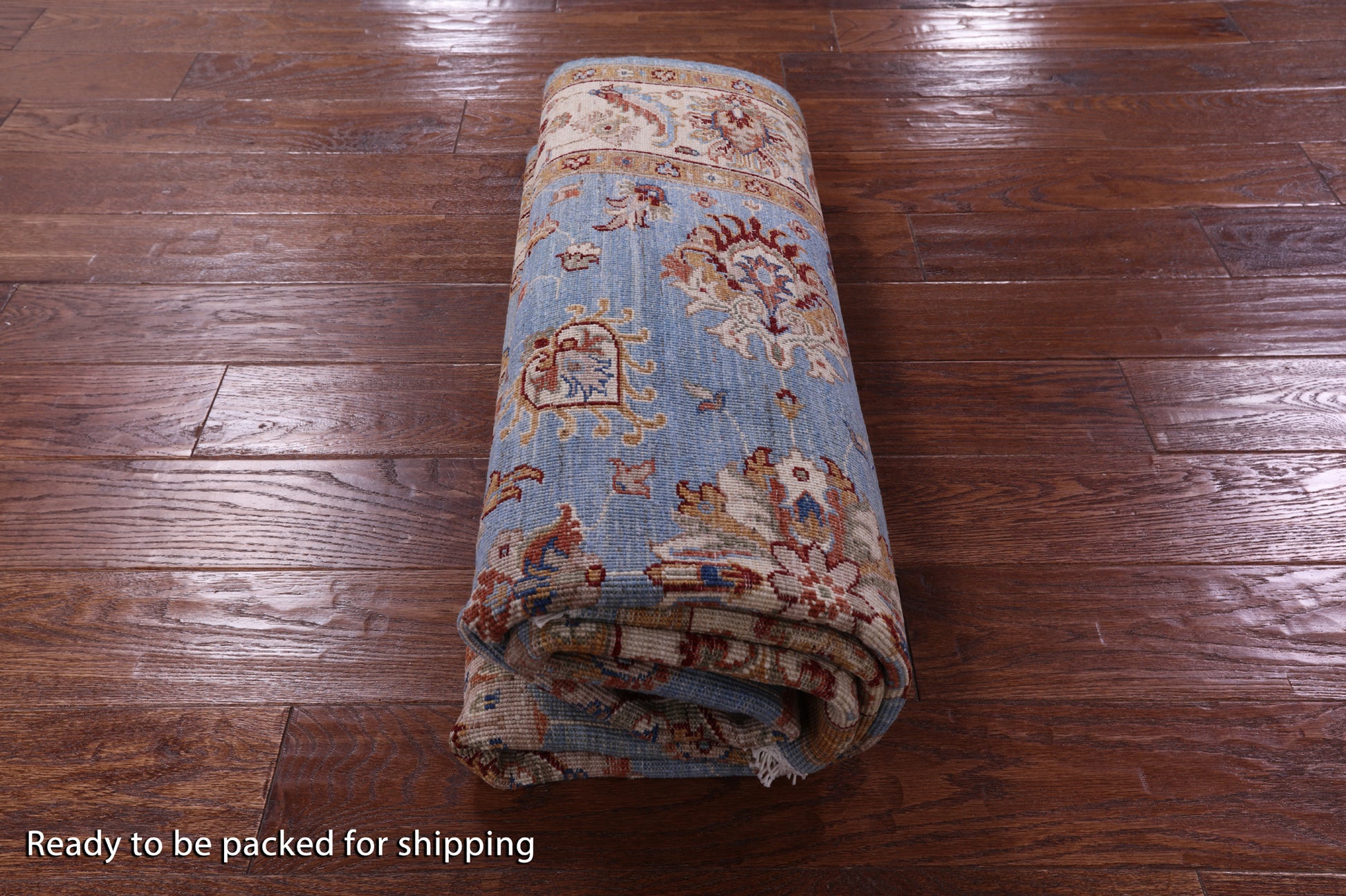 Blue Persian Tabriz Handmade Wool Rug - 4' 10" X 6' 8" - Golden Nile
