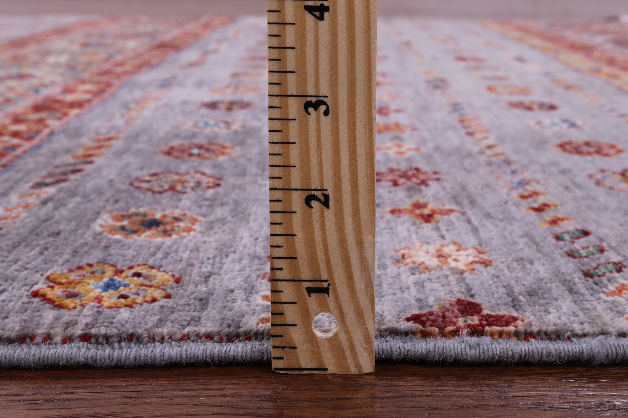 Khorjin Persian Gabbeh Handmade Wool Rug - 4' 10" X 6' 7" - Golden Nile