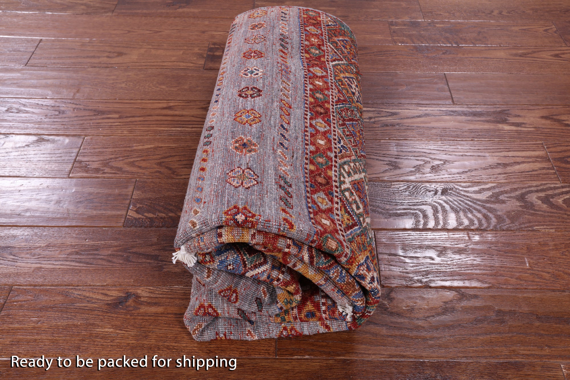 Khorjin Persian Gabbeh Handmade Wool Rug - 4' 10" X 6' 7" - Golden Nile