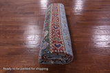 Blue Tribal Persian Gabbeh Hand Knotted Wool Rug - 8' 2" X 11' 8" - Golden Nile