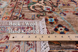 Peshawar Hand Knotted Wool Rug - 9' 1" X 11' 9" - Golden Nile