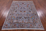 Peshawar Hand Knotted Wool Rug - 5' 8" X 7' 8" - Golden Nile