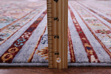 Tribal Persian Gabbeh Handmade Wool Rug - 5' 8" X 8' 0" - Golden Nile
