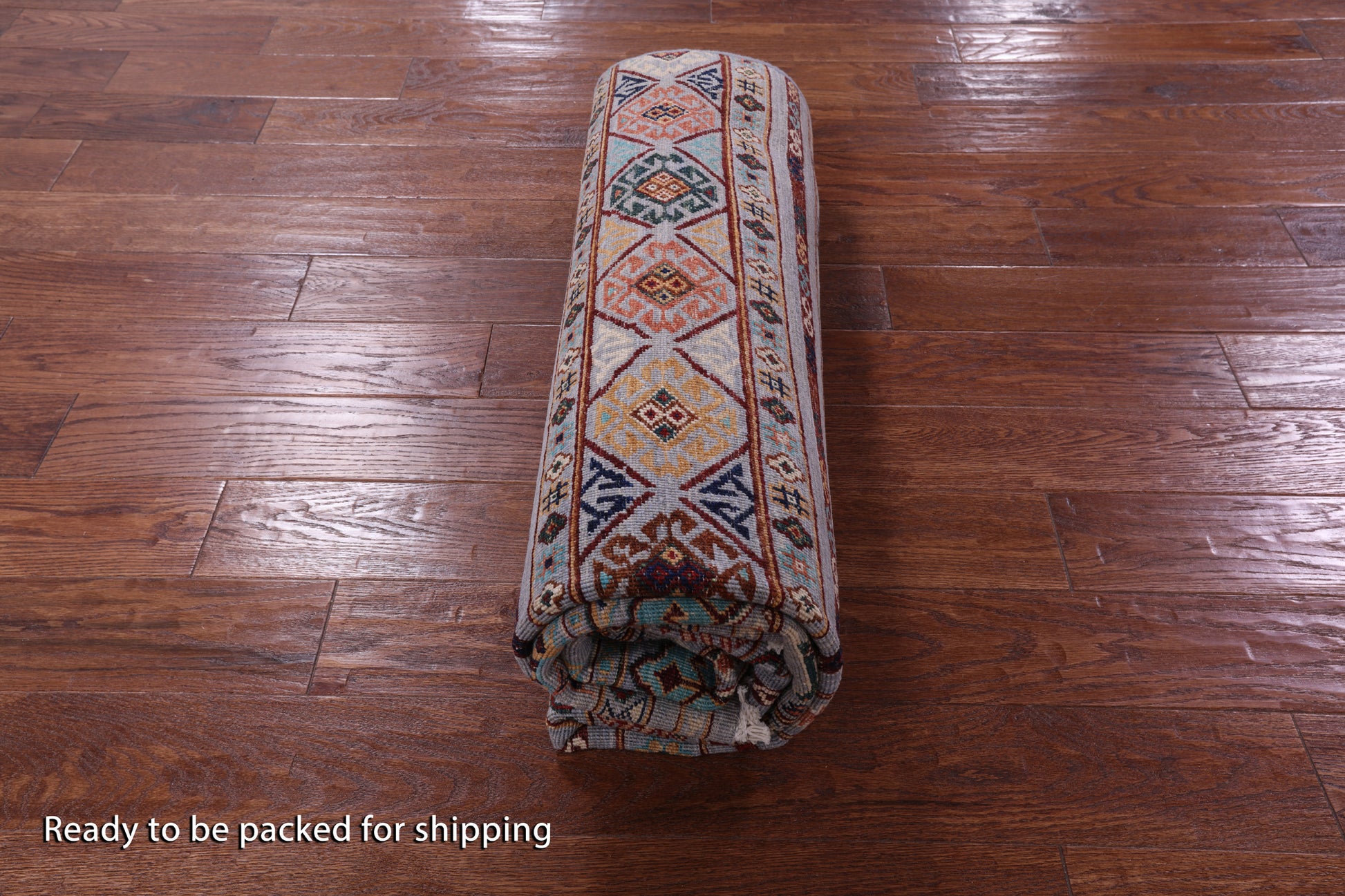 Tribal Persian Gabbeh Handmade Wool Rug - 5' 8" X 8' 0" - Golden Nile