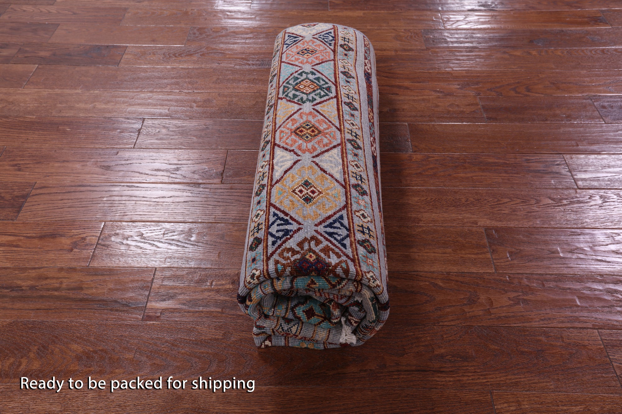Tribal Persian Gabbeh Handmade Wool Rug - 5' 8" X 8' 0" - Golden Nile