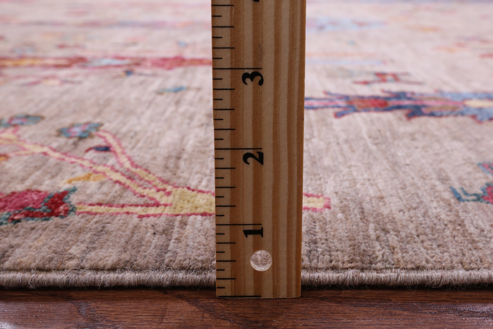 Tribal Persian Gabbeh Handmade Wool Rug - 5' 8" X 7' 8" - Golden Nile