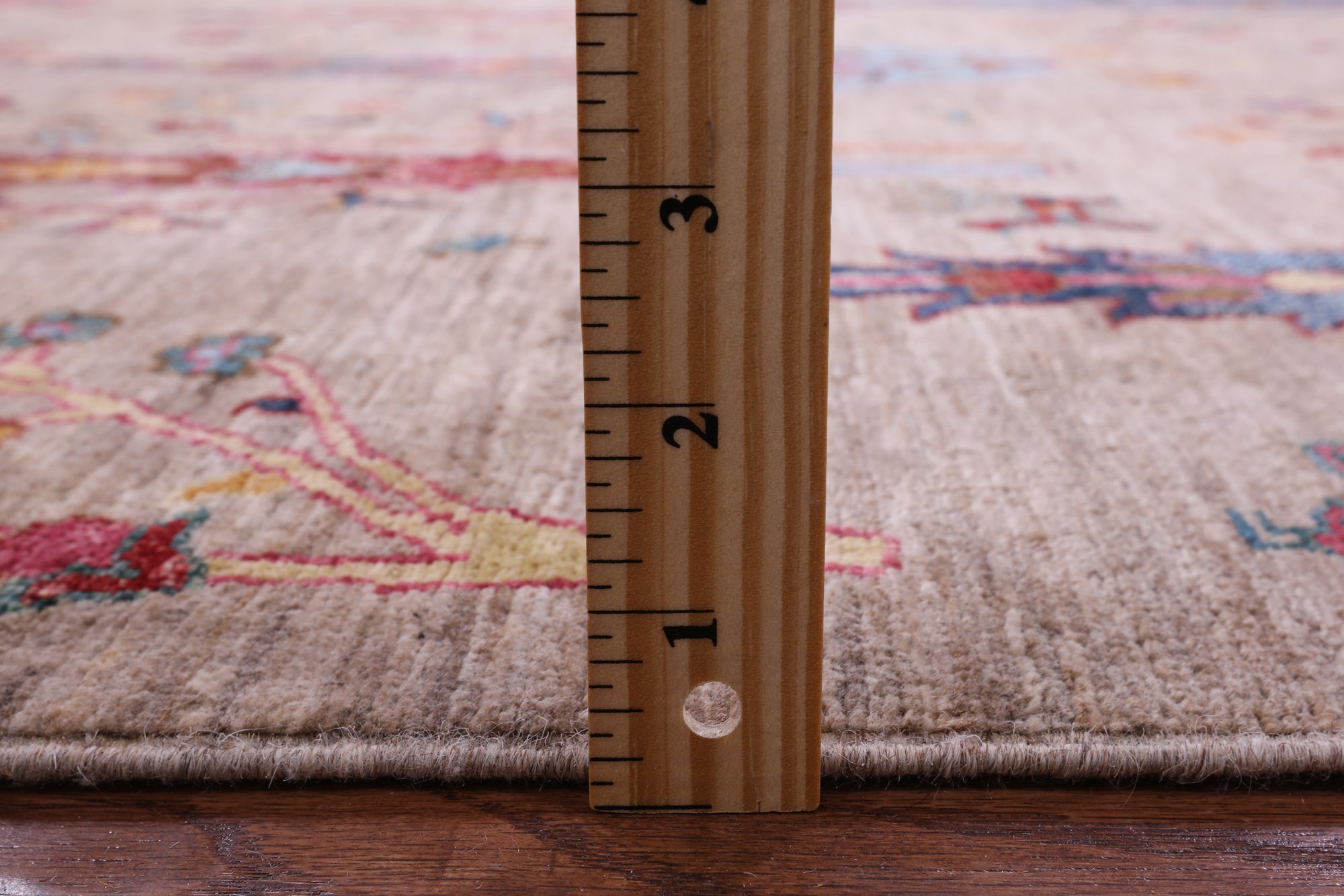Tribal Persian Gabbeh Handmade Wool Rug - 5' 8" X 7' 8" - Golden Nile