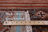 Khorjin Persian Gabbeh Handmade Wool Rug - 5' 10" X 7' 10" - Golden Nile