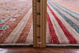 Khorjin Persian Gabbeh Handmade Wool Rug - 5' 10" X 7' 10" - Golden Nile