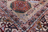 Turkmen Ersari Hand Knotted Wool Rug - 5' 8" X 7' 9" - Golden Nile