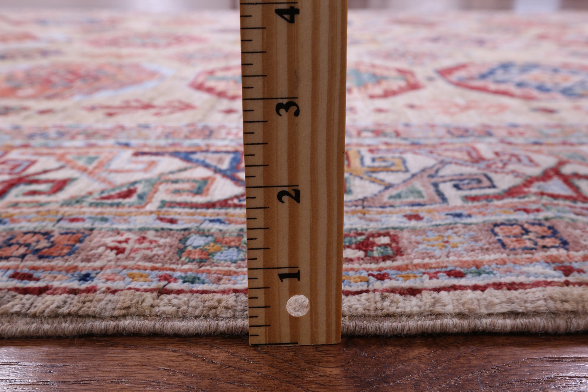 Turkmen Ersari Hand Knotted Wool Rug - 5' 8" X 7' 9" - Golden Nile