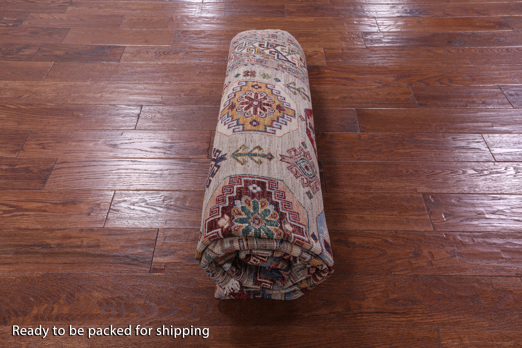 Turkmen Ersari Hand Knotted Wool Rug - 5' 8" X 7' 9" - Golden Nile
