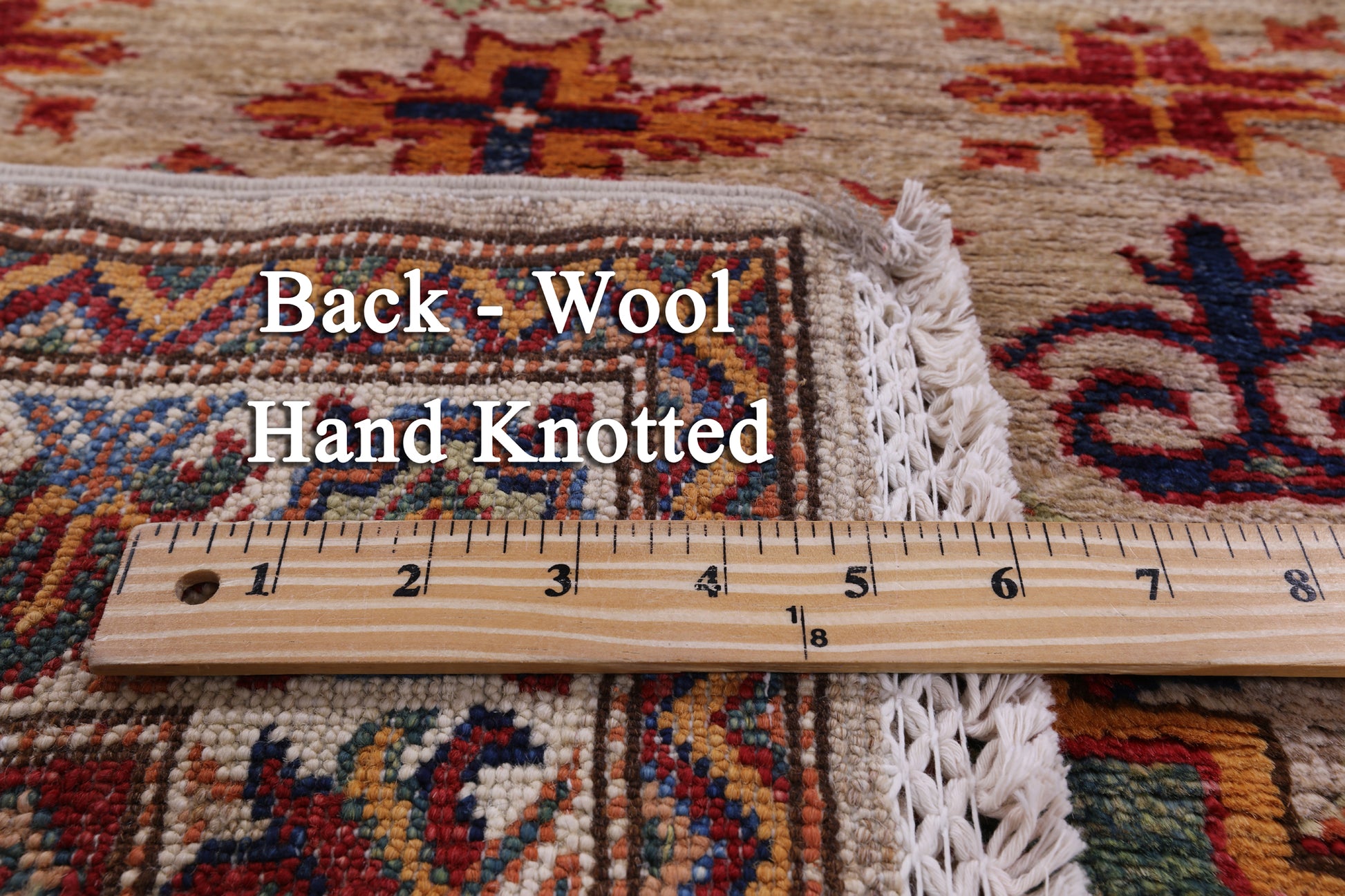 Super Kazak Hand Knotted Wool Runner Rug - 2' 10" X 7' 10" - Golden Nile