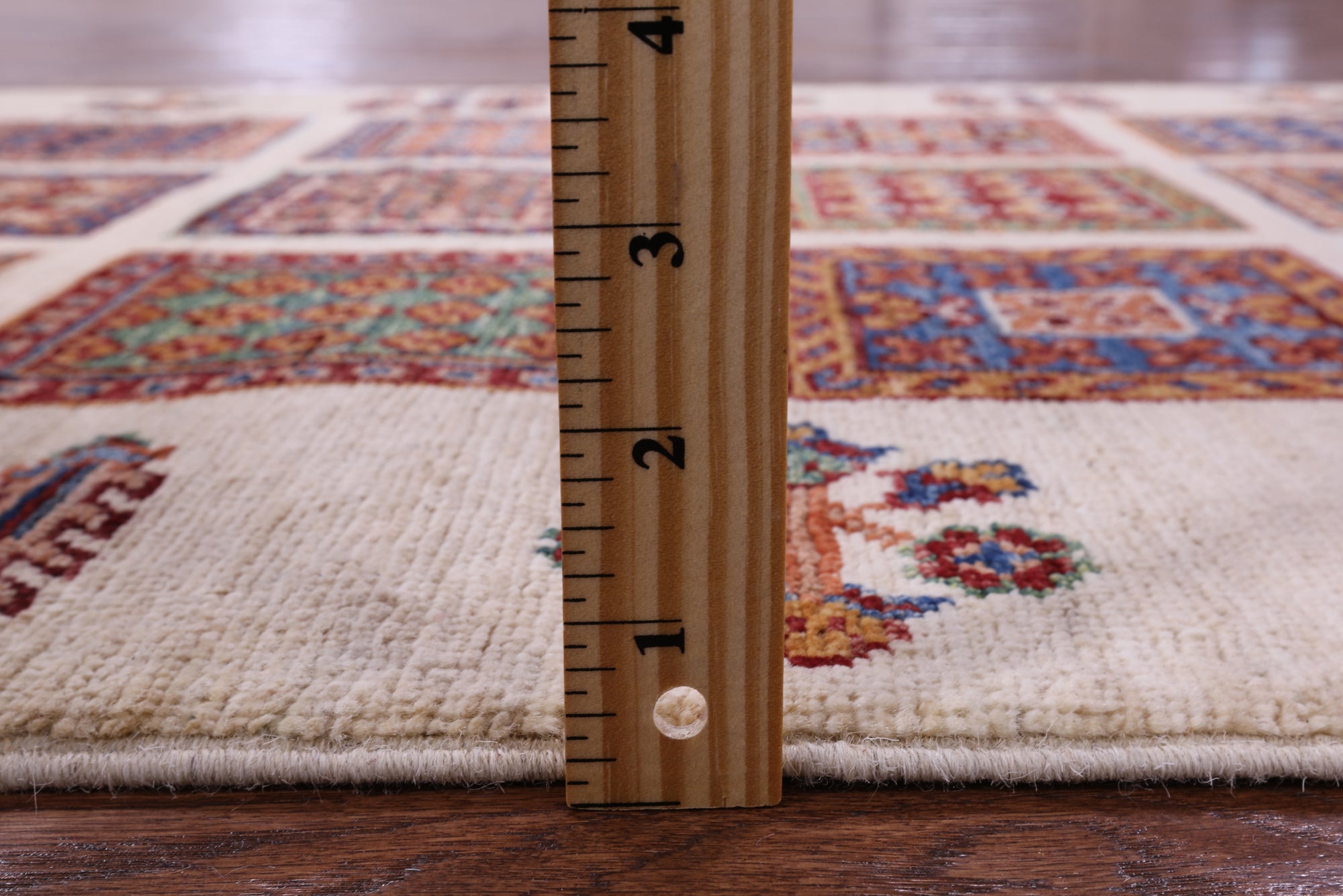 Ivory Garden Design Persian Hand Knotted Wool Runner Rug - 2' 9" X 10' 4" - Golden Nile