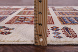 Ivory Garden Design Persian Hand Knotted Wool Runner Rug - 2' 10" X 10' 4" - Golden Nile