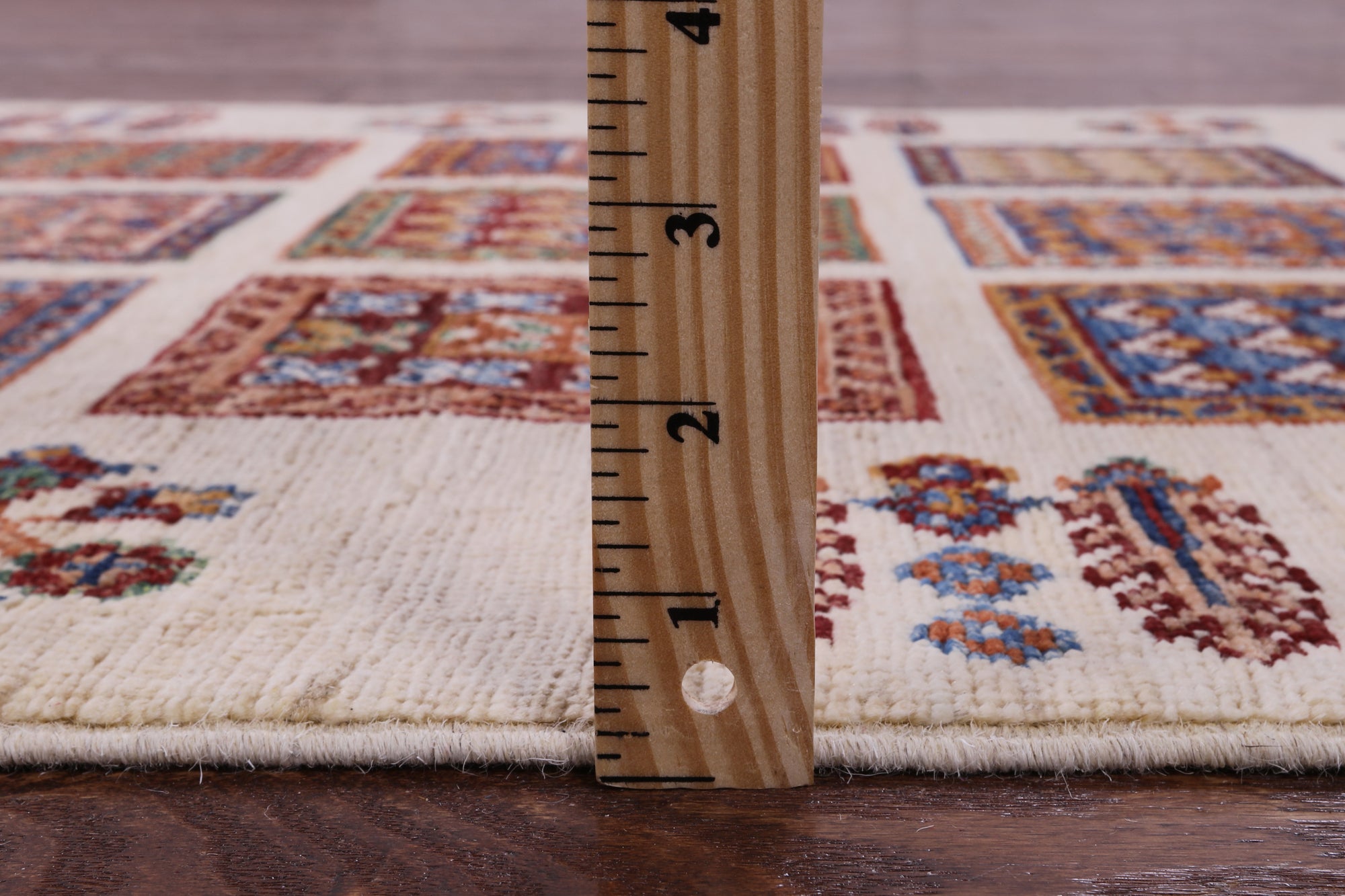 Ivory Garden Design Persian Hand Knotted Wool Runner Rug - 2' 10" X 10' 4" - Golden Nile