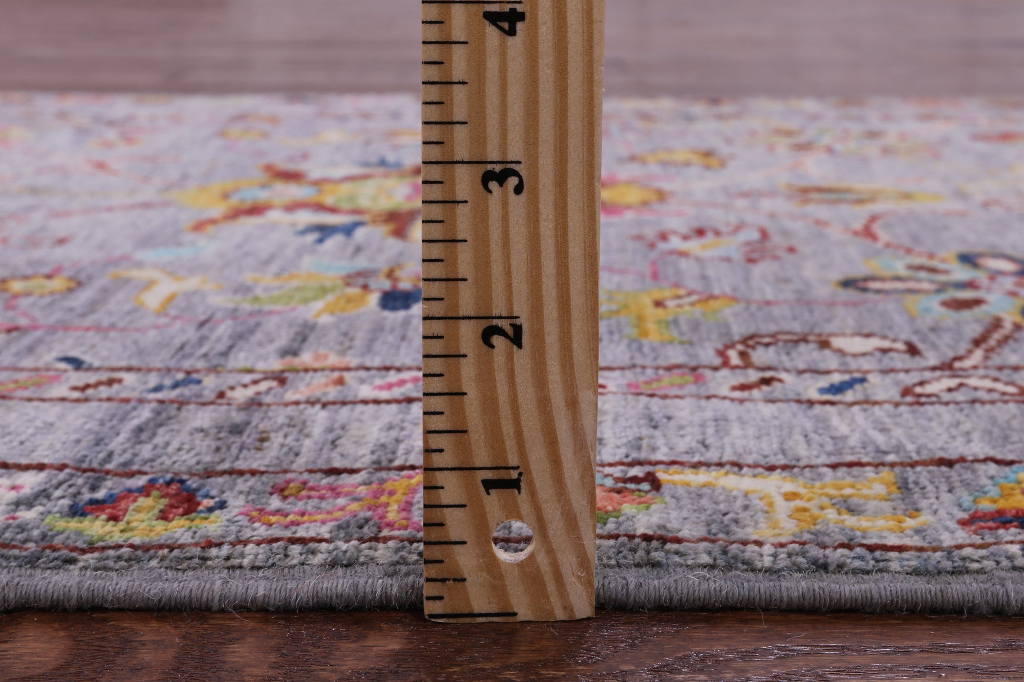 Grey Peshawar Handmade Wool Runner Rug - 2' 8" X 10' 3" - Golden Nile