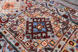 Grey Khorjin Persian Gabbeh Handmade Wool Rug - 2' 8" X 4' 1" - Golden Nile
