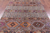 Khorjin Persian Gabbeh Hand Knotted Wool Rug - 5' 8" X 7' 10" - Golden Nile