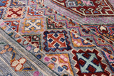 Khorjin Persian Gabbeh Hand Knotted Wool Rug - 5' 8" X 7' 10" - Golden Nile