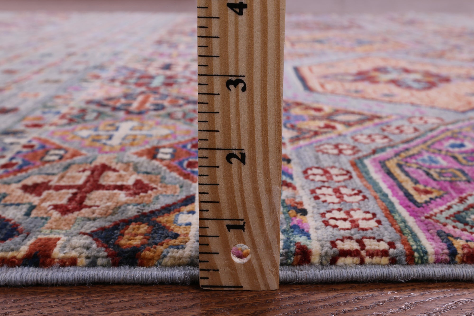 Khorjin Persian Gabbeh Hand Knotted Wool Rug - 5' 8" X 7' 10" - Golden Nile
