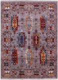 Turkmen Ersari Hand Knotted Wool Rug - 5' 10" X 7' 10" - Golden Nile