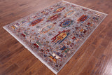 Turkmen Ersari Hand Knotted Wool Rug - 5' 10" X 7' 10" - Golden Nile