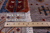 Turkmen Ersari Hand Knotted Wool Rug - 5' 10" X 7' 10" - Golden Nile
