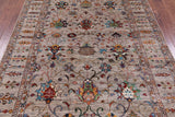 Peshawar Handmade Wool Rug - 5' 9" X 8' 0" - Golden Nile