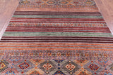 Khorjin Persian Gabbeh Handmade Wool Rug - 5' 11" X 8' 1" - Golden Nile