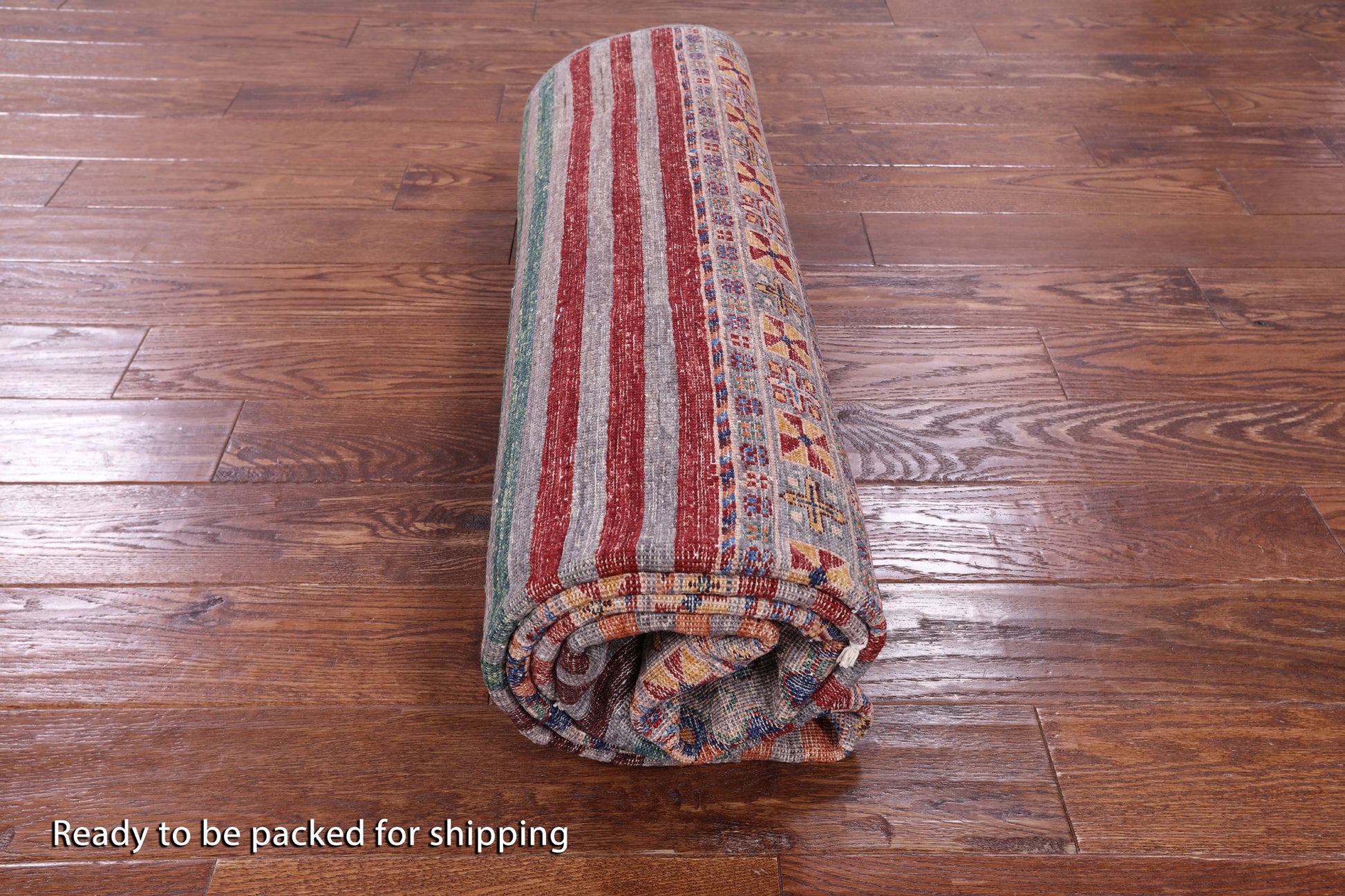 Khorjin Persian Gabbeh Handmade Wool Rug - 5' 11" X 8' 1" - Golden Nile
