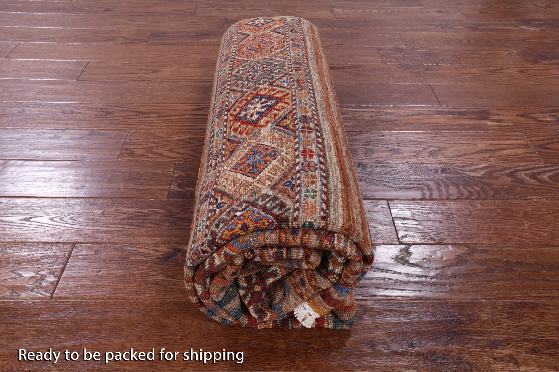 Khorjin Persian Gabbeh Hand Knotted Wool Rug - 5' 7" X 8' 0" - Golden Nile