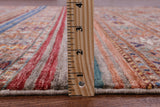 Khorjin Persian Gabbeh Hand Knotted Wool Rug - 5' 7" X 8' 0" - Golden Nile