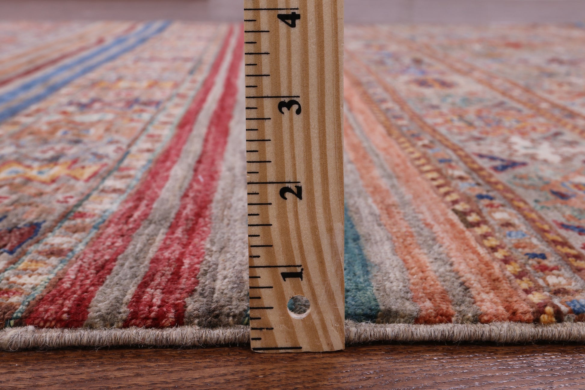 Khorjin Persian Gabbeh Hand Knotted Wool Rug - 5' 7" X 8' 0" - Golden Nile