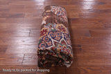 Brown Peshawar Handmade Wool Rug - 5' 8" X 7' 2" - Golden Nile