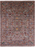 Peshawar Hand Knotted Wool Rug - 5' 8" X 7' 6" - Golden Nile
