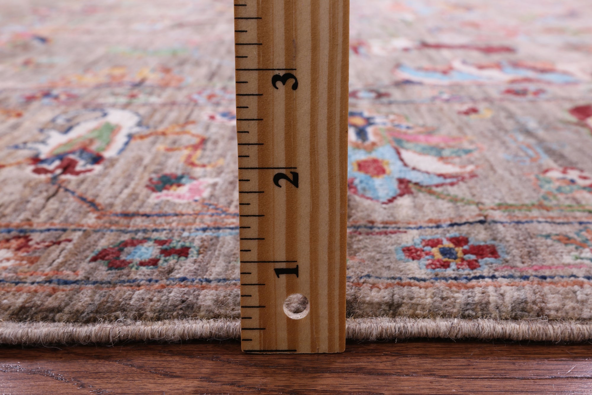 Peshawar Hand Knotted Wool Rug - 5' 8" X 7' 6" - Golden Nile