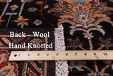 Brown Peshawar Hand Knotted Wool Rug - 6' 1" X 8' 9" - Golden Nile