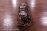 Brown Peshawar Hand Knotted Wool Rug - 6' 1" X 8' 9" - Golden Nile