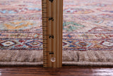 Turkmen Ersari Hand Knotted Wool Rug - 6' 9" X 10' 0" - Golden Nile