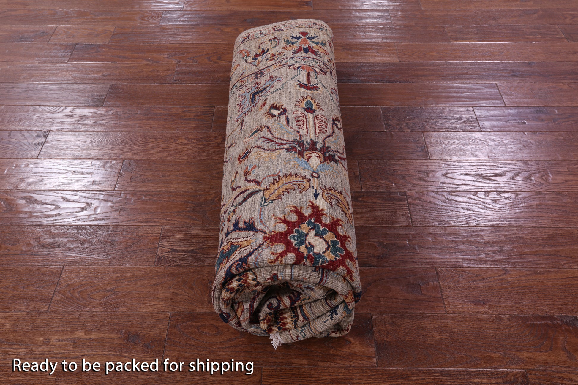 Peshawar Hand Knotted Wool Rug - 6' 9" X 9' 10" - Golden Nile