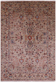 Peshawar Hand Knotted Wool Rug - 6' 9" X 9' 10" - Golden Nile