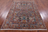Peshawar Hand Knotted Wool Rug - 5' 8" X 7' 10" - Golden Nile