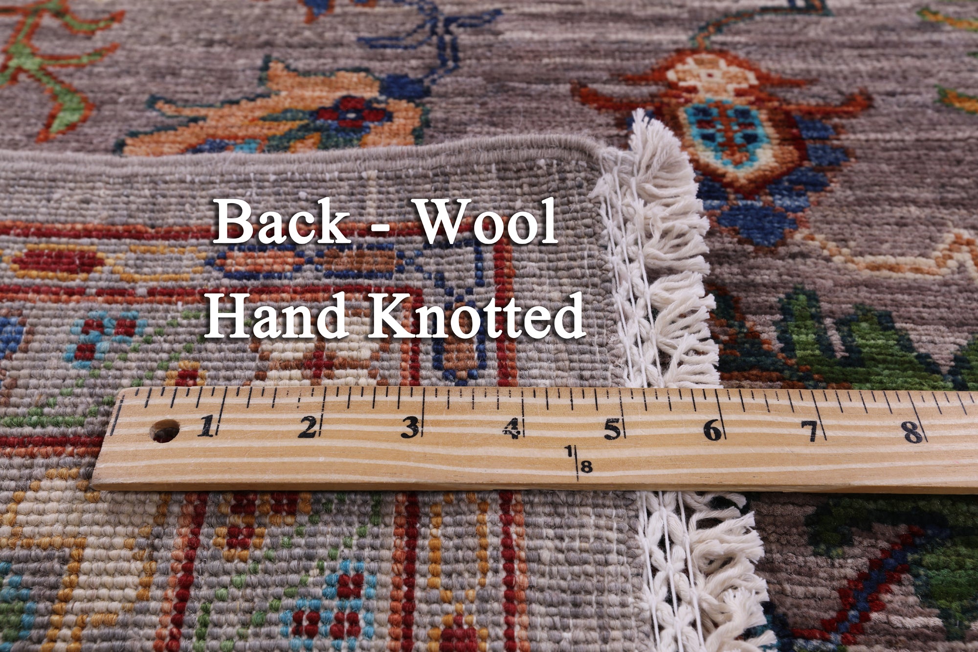 Peshawar Hand Knotted Wool Rug - 5' 8" X 7' 10" - Golden Nile