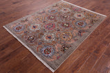 Peshawar Hand Knotted Wool Rug - 5' 1" X 6' 6" - Golden Nile