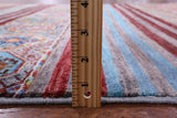 Khorjin Persian Gabbeh Hand Knotted Wool Rug - 5' 2" X 6' 10" - Golden Nile