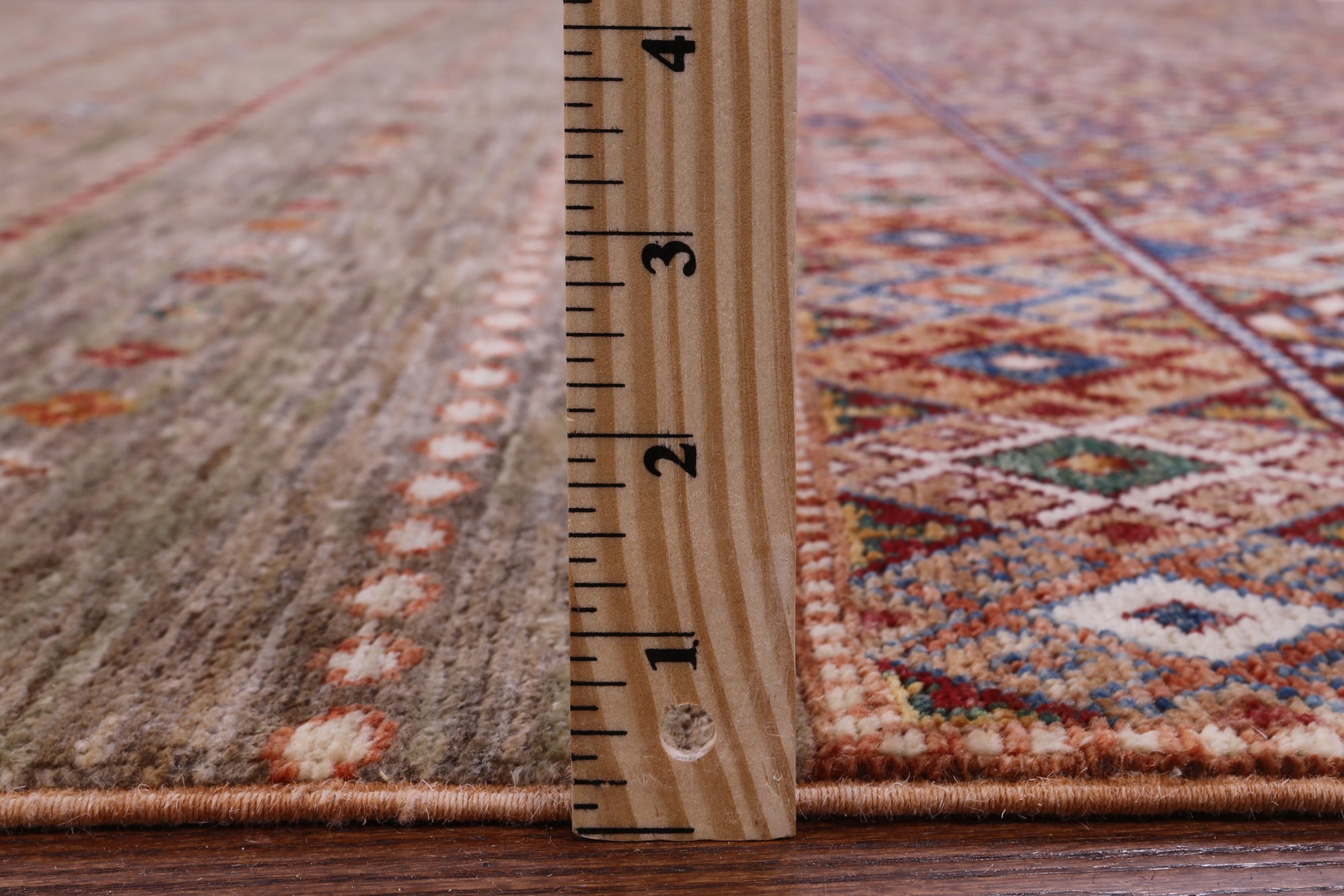 Khorjin Persian Gabbeh Hand Knotted Wool Rug - 8' 0" X 10' 5" - Golden Nile
