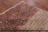 Khorjin Persian Gabbeh Hand Knotted Wool Rug - 8' 0" X 10' 5" - Golden Nile